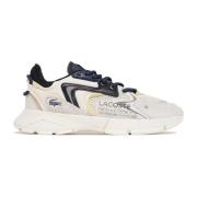 Off White/Black Neo Sneakers Lacoste , Multicolor , Heren