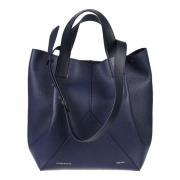 Luxe Midnight Blue Jumbo Shopping Bag Victoria Beckham , Blue , Dames