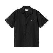 Delray Shirt in Zwart/Wax Carhartt Wip , Black , Heren