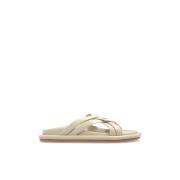 Bel slides Moncler , Beige , Dames