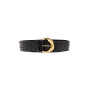 Gevlochten riem Bottega Veneta , Black , Dames