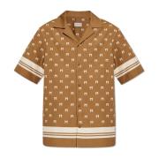 Gepersonaliseerd katoenen overhemd Moncler , Brown , Heren