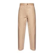 Plooi-front broek Maison Kitsuné , Beige , Heren