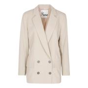 Minsk Giac Stijlvolle Jas 8PM , Beige , Dames