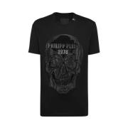 T-Shirts Philipp Plein , Black , Heren