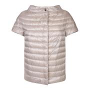 Veren Cape met Korte Mouwen Herno , Beige , Dames