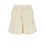 Stijlvolle Cargo Shorts voor Dames Woolrich , Beige , Dames