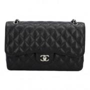 Pre-owned Leather crossbody-bags Chanel Vintage , Black , Dames