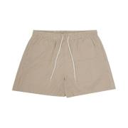 Beige Gestreepte Boxershort met Zakken Malo , Beige , Heren