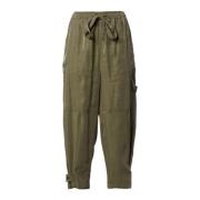 Tapered Trousers Manila Grace , Green , Dames