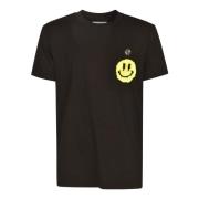 Zwarte T-shirts en Polos Philipp Plein , Black , Heren