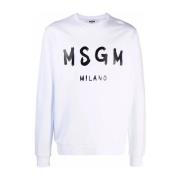Sweatshirts Msgm , White , Heren