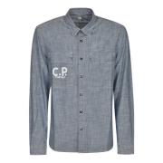 Stijlvolle Overhemden Collectie C.p. Company , Gray , Heren