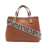 Tote Bags Emporio Armani , Brown , Dames