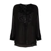 Shirts Fabiana Filippi , Black , Dames