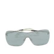 Pre-owned Acetate sunglasses Chanel Vintage , Gray , Dames