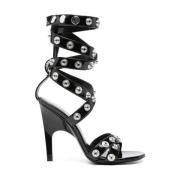 Sandals The Attico , Black , Dames