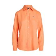 Shirts Polo Ralph Lauren , Orange , Dames