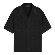 Kantgebreide Shirt Mlm304 Represent , Black , Heren