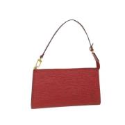 Pre-owned Leather louis-vuitton-bags Louis Vuitton Vintage , Red , Dam...