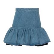 Denim Skirts Patou , Blue , Dames