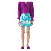High-waisted print shorts Suny Antik Batik , Multicolor , Dames