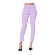 Slim-fit Trousers Patrizia Pepe , Purple , Dames