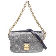 Pre-owned Leather louis-vuitton-bags Louis Vuitton Vintage , Blue , Da...