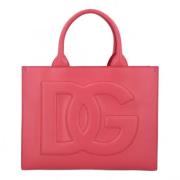 Pre-owned Leather handbags Dolce & Gabbana Pre-owned , Pink , Dames