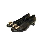 Pre-owned Leather heels Gucci Vintage , Black , Dames