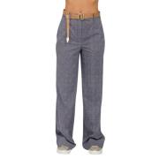 Straight Trousers Circolo 1901 , Blue , Dames