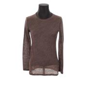 Pre-owned Wool tops Jean Paul Gaultier Pre-owned , Brown , Dames