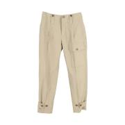 Pre-owned Cotton bottoms Chloé Pre-owned , Beige , Dames