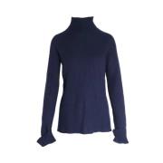 Pre-owned Wool tops Chloé Pre-owned , Blue , Dames