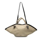 Pre-owned Canvas shoulder-bags Jil Sander Pre-owned , Beige , Dames