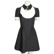 Pre-owned Silk dresses Dior Vintage , Black , Dames