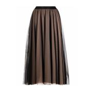 Elegant Gigaro Rok Blanca Vita , Brown , Dames