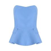 Sleeveless Tops Essentiel Antwerp , Blue , Dames