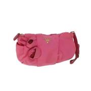 Pre-owned Nylon prada-bags Prada Vintage , Pink , Dames