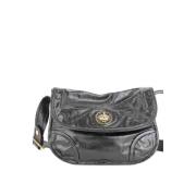 Pre-owned Leather shoulder-bags Marc Jacobs Pre-owned , Black , Dames