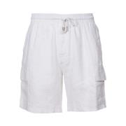 Linnen Bay Bermuda Shorts Vilebrequin , White , Heren