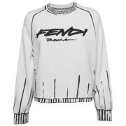 Pre-owned Cotton tops Fendi Vintage , White , Dames