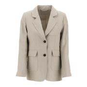 Blazers Skall Studio , Gray , Dames