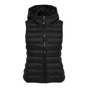 Down Jackets Only , Black , Dames