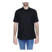 Short Sleeve Shirts Antony Morato , Black , Heren
