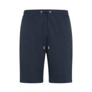 Felpa Bermuda Shorts Sun68 , Blue , Heren