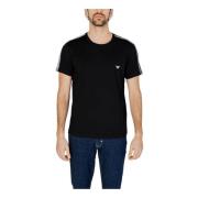 T-Shirts Emporio Armani , Black , Heren