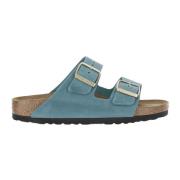 Sliders Birkenstock , Blue , Dames