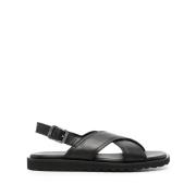 Flat Sandals Baldinini , Black , Heren