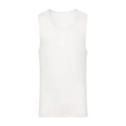 Sleeveless Tops Ami Paris , White , Heren